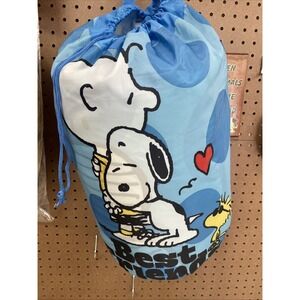 VINTAGE Peanuts  Woodstock Snoopy  Charlie Brown "best Friends"Sleeping Bag